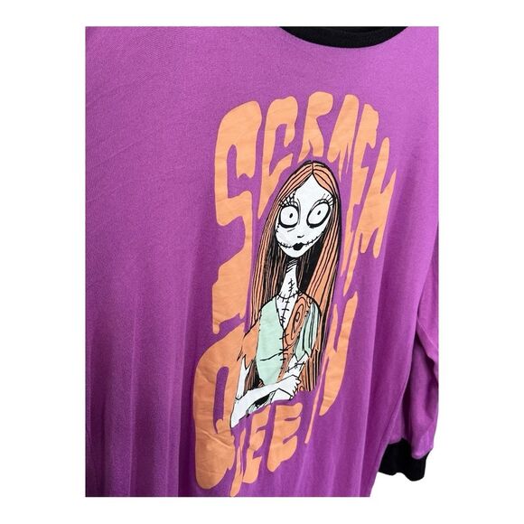 Disney's Nightmare Before Christmas Sleepshirt size large Sub as sweater tunic - Picture 3 of 7